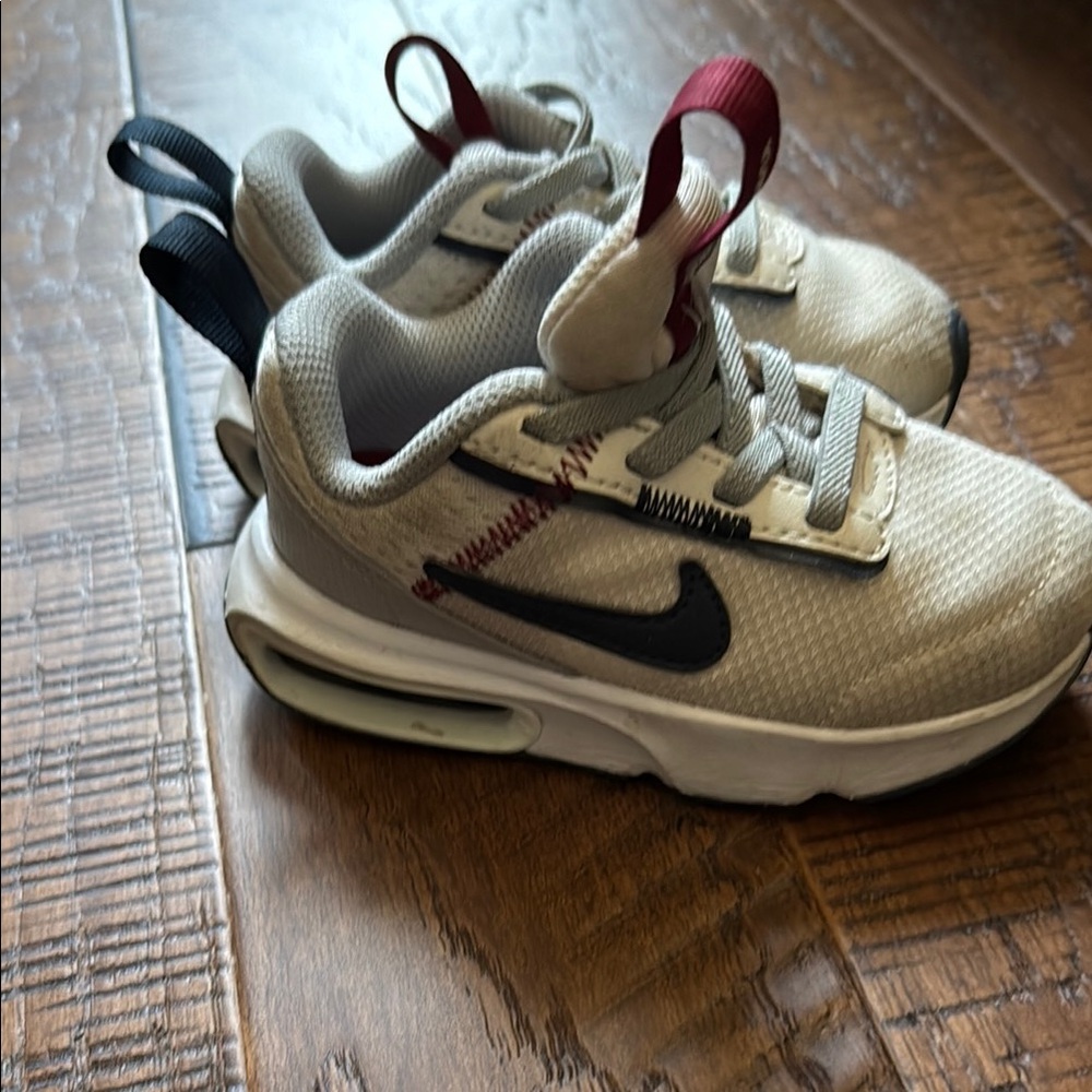 Nike Kids' Beige and Burgundy Sneakers